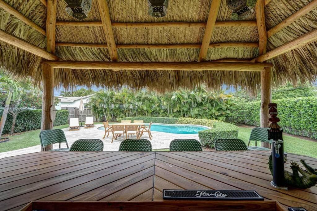 Villa Tipsy Tiki Paradise - A Fl Tropical Heated Pool Retreat Fort Lauderdale Exterior foto